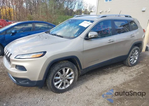 2015 Jeep Cherokee Limited from USA, damaged, VIN 1C4PJMDB5FW620167